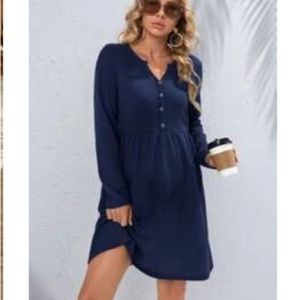 Maternity Waffle Dress